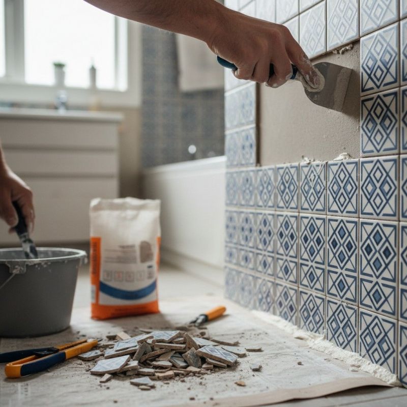 Backsplash Repair detail