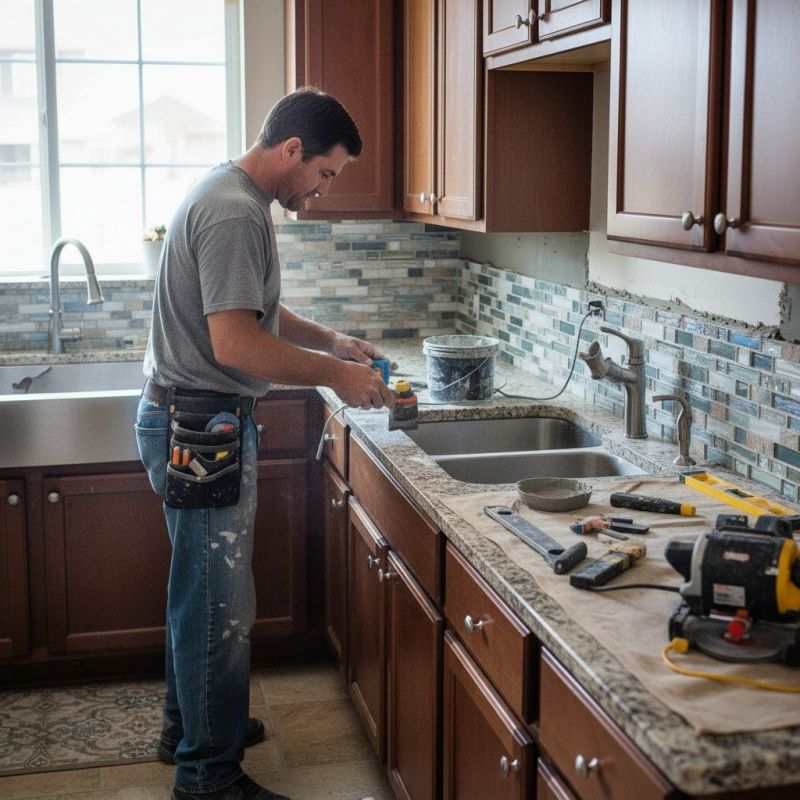 Backsplash Replacement detail