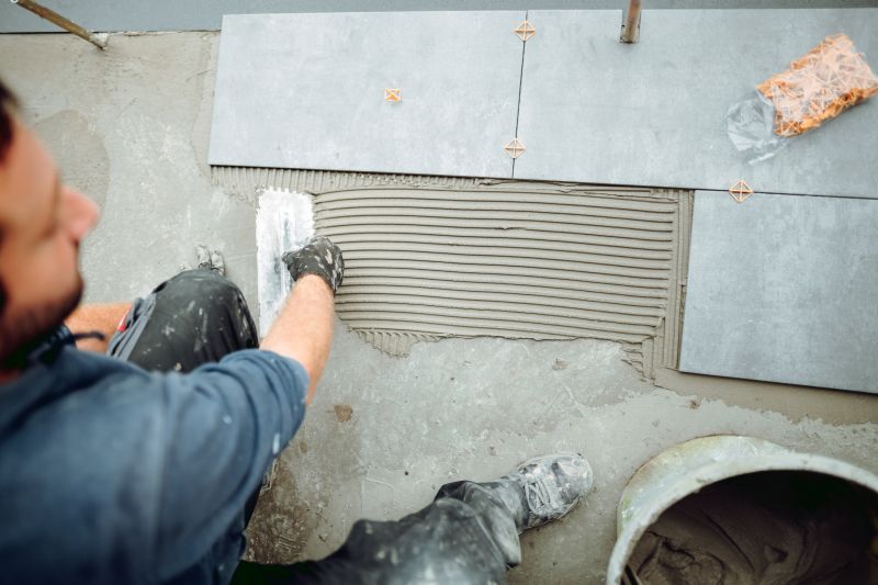 Balcony Tile Installation detail